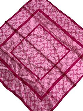 COACH Pink Scarf